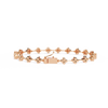 Double Link Diamond Motif Bracelet