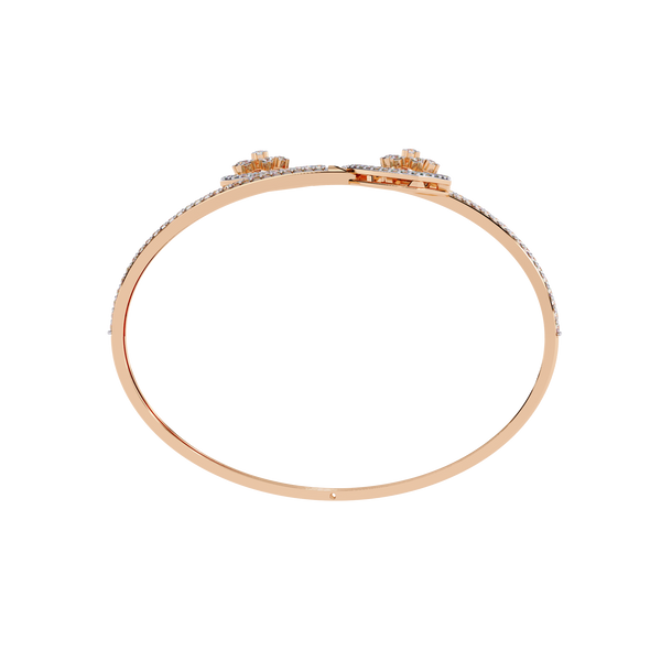 Floating Trellis Diamond Bangle