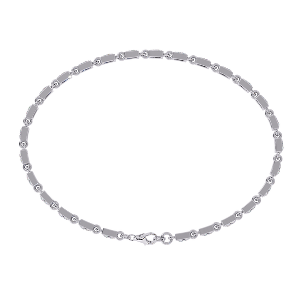 Sunburst Floral Circle Link Bracelet