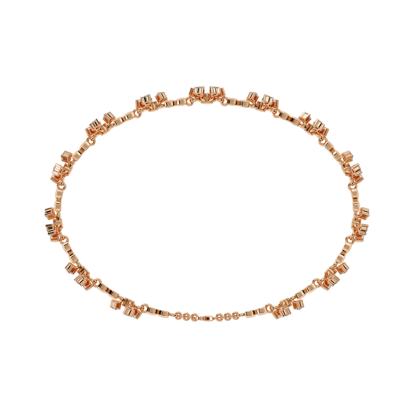 Scattered Bloom Diamond Chain Bracelet