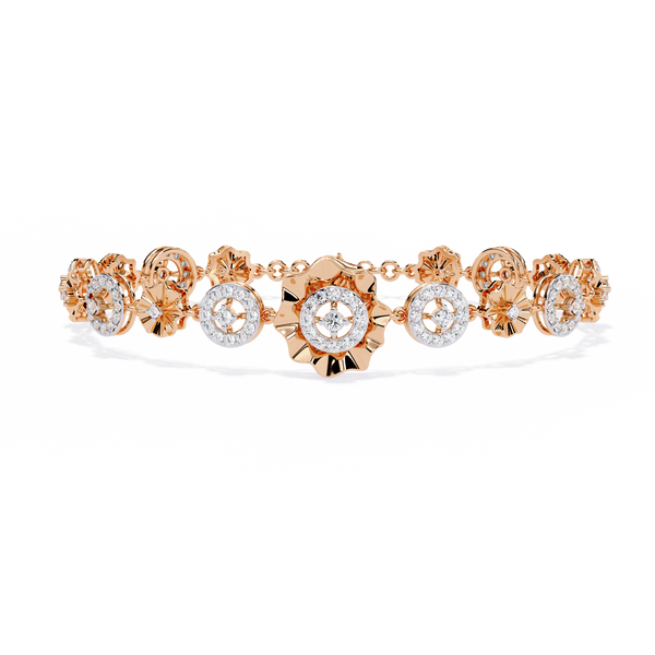 Twin Triangle Geometric Open Bangle