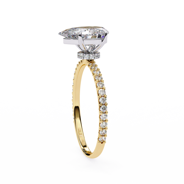 Evangeline Diamond Solitaire Ring