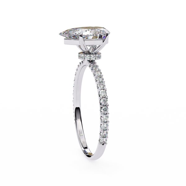 Evangeline Diamond Solitaire Ring