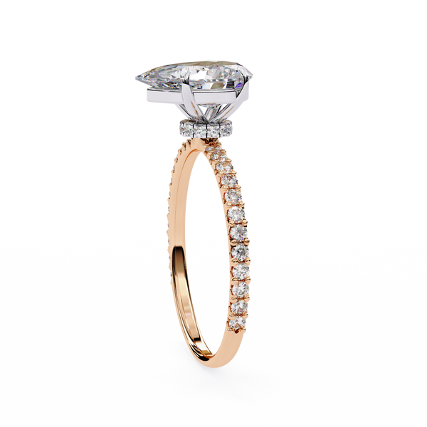 Evangeline Diamond Solitaire Ring