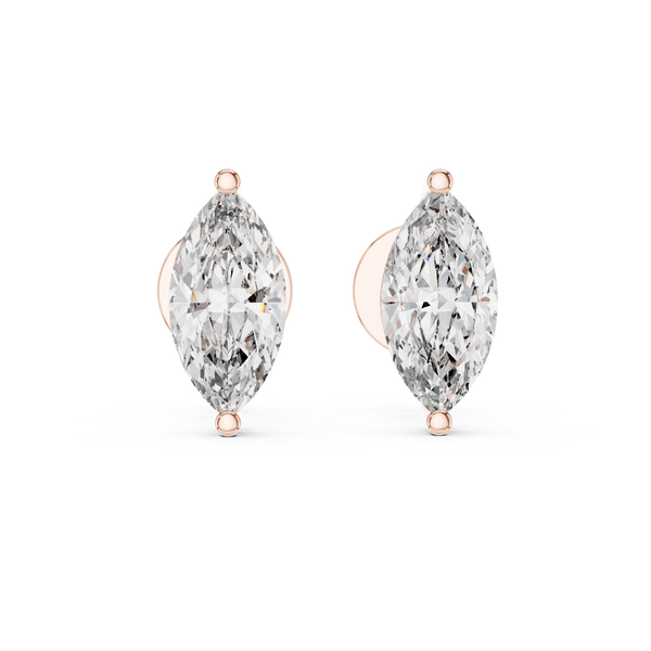 Marquise Brilliant Diamond Studs