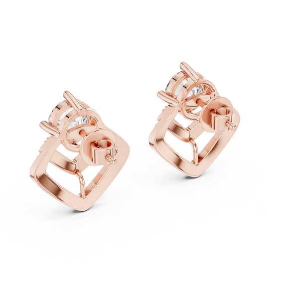 The 'Aurora' Brilliant Halo Studs