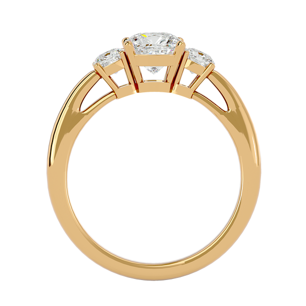 Mirela Diamond Three Stone Ring