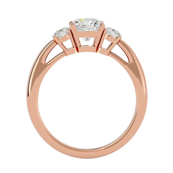 Mirela Diamond Three Stone Ring