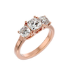 Eva Diamond Three Stone Ring