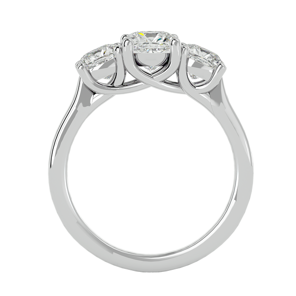 Eva Diamond Three Stone Ring