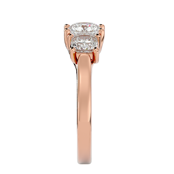 Eva Diamond Three Stone Ring