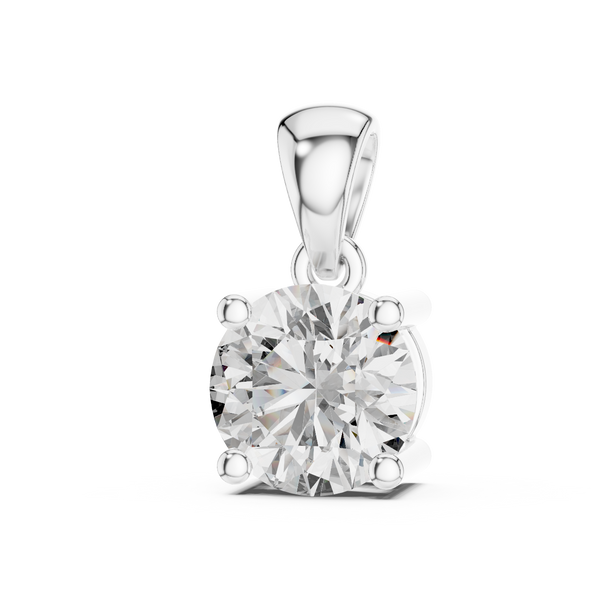 The 'Essence' Solitaire Diamond Pendant