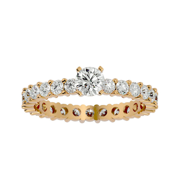 Rumi Diamond Solitaire Ring