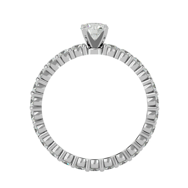 Rumi Diamond Solitaire Ring