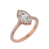 Aurelia Diamond Halo Ring