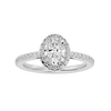 Beatrice Diamond Halo Ring