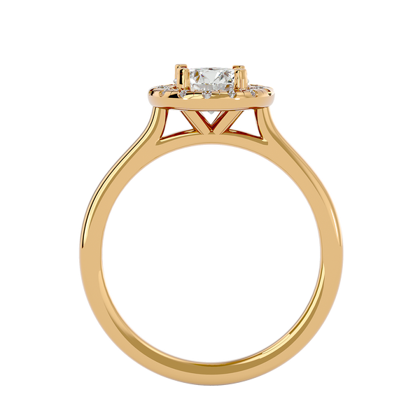 Coretta Diamond Halo Ring