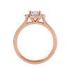 Coretta Diamond Halo Ring