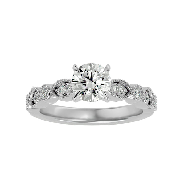 Evelyn Diamond Solitaire Ring