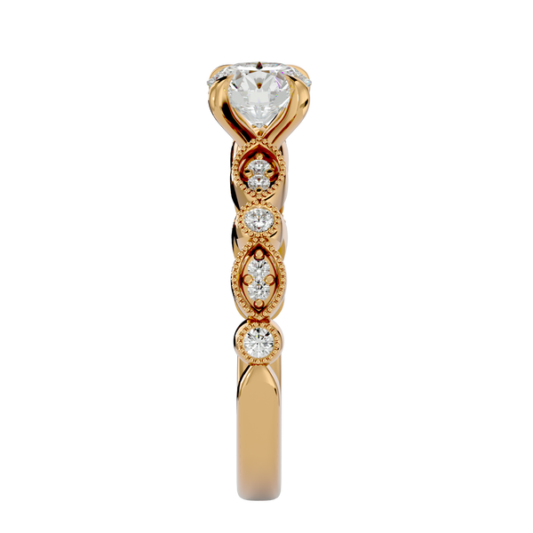 Evelyn Diamond Solitaire Ring