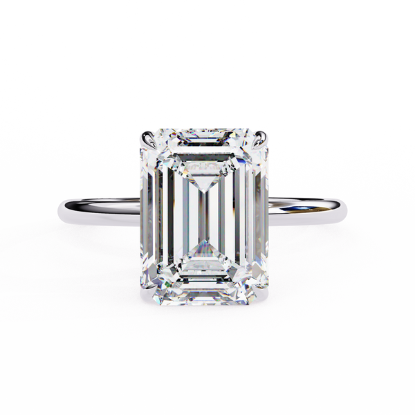 Clementine Diamond Solitaire Ring