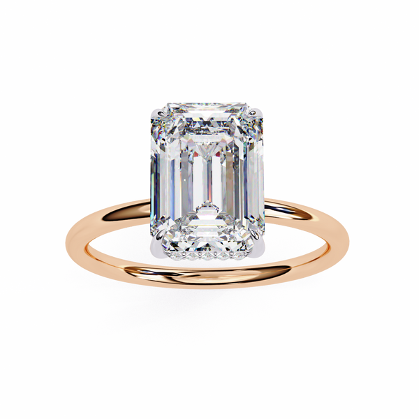 Clementine Diamond Solitaire Ring