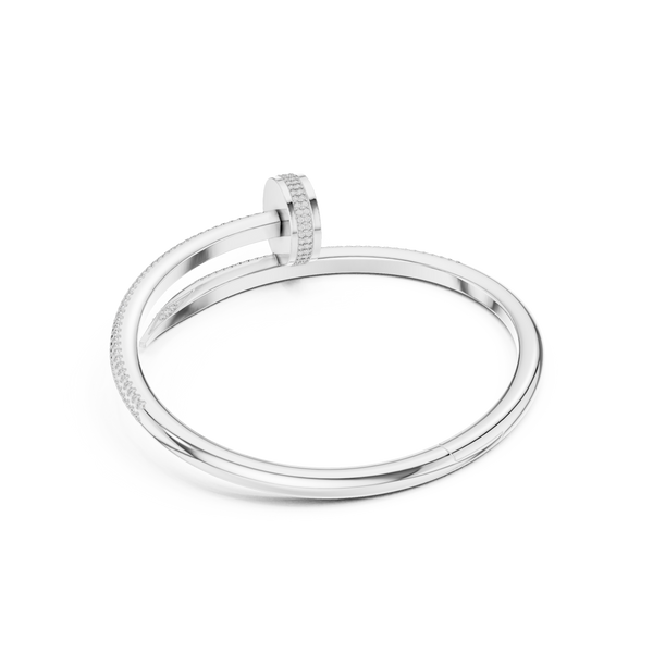 Rebel Pave Diamond Statement Bangle