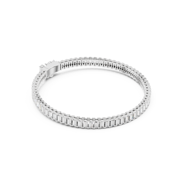 The 'Clarity' Continuous Baguette Bracelet
