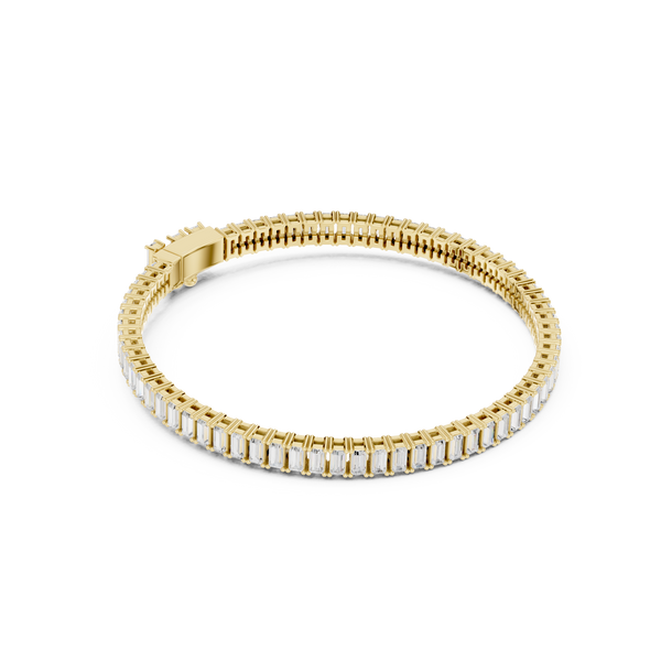 The 'Clarity' Continuous Baguette Bracelet