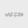 Scattered Bloom Diamond Chain Bracelet